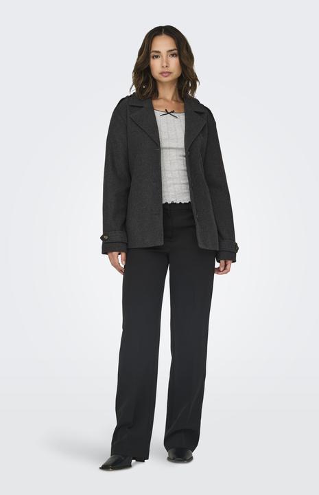 Actual product image Only Lapel collar Cuffs with button Jacket Trench coat (XL)