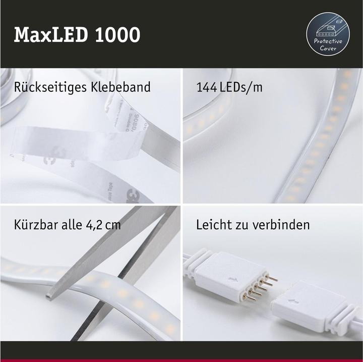 Immagine prodotto Paulmann Set di strisce MaxLED 1000 (Bianco caldo, 300 cm, Interno)
