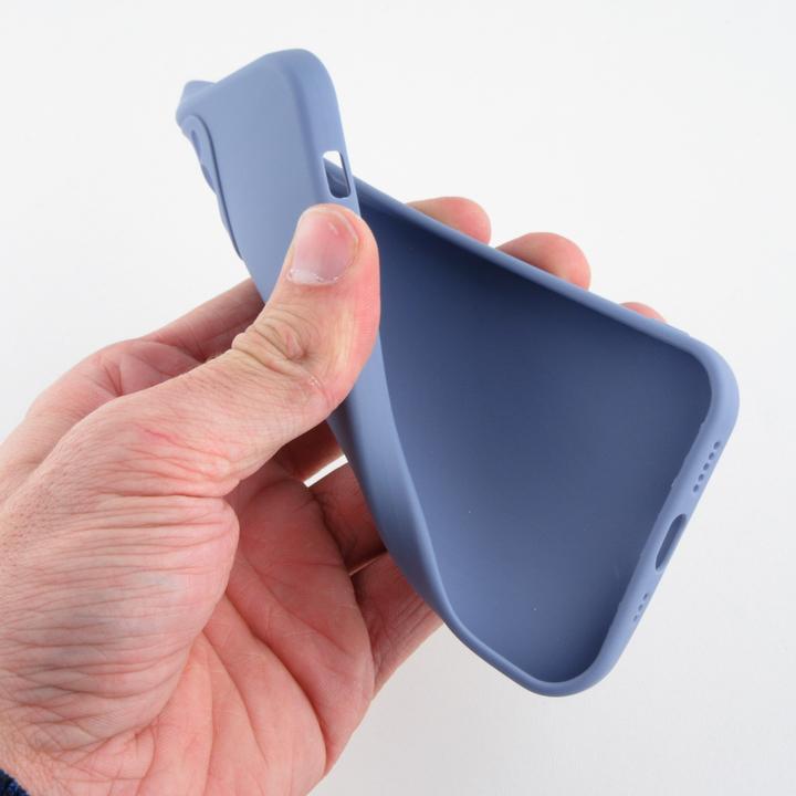 Actual product image PhoneLook Cover Silicone Mat Heart lavender (Apple iPhone 12 Pro Max)
