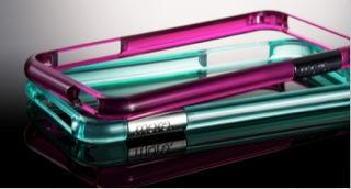 Actual product image more. Color Gem Lucent Bumper for iPhone 5/5S/SE Purple (Apple iPhone 5s, Apple iPhone 5, Apple iPhone SE)