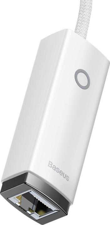 Productafbeelding Baseus Lite serie USB-C naar RJ45 netwerkadapter (wit) (USB-C)