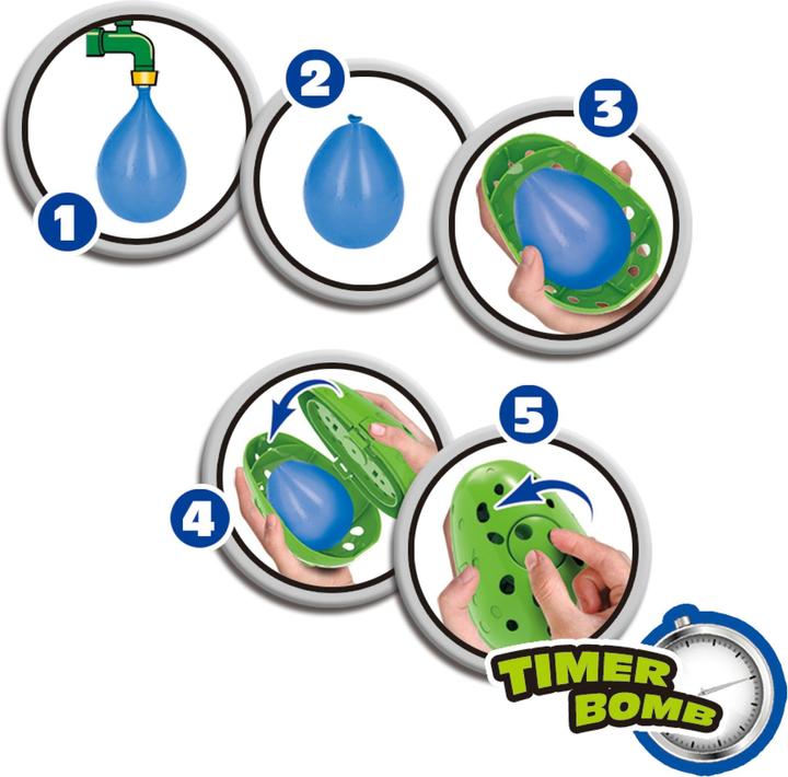 Image du produit Summertime Bombe à eau de l'heure d'été avec 50 ballons
