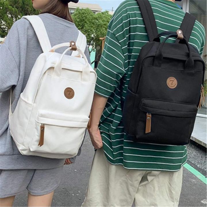 Actual product image Only-Bags.Store Vintage high capacity backpack, laptop bag, canvas backpack, high school backpack