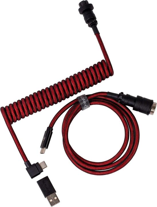 Produktbild Keychron premium coiled aviator kabel kabel (1.08 m, USB 2.0)
