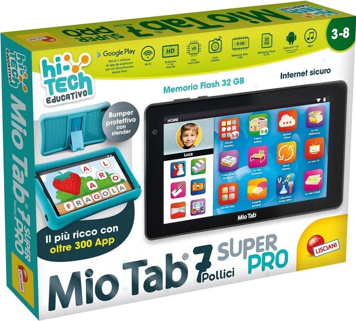 Image du produit Lisciani Hi Tech Educative Mio Tab 7 Super Pro (32 Go, Multicolore)