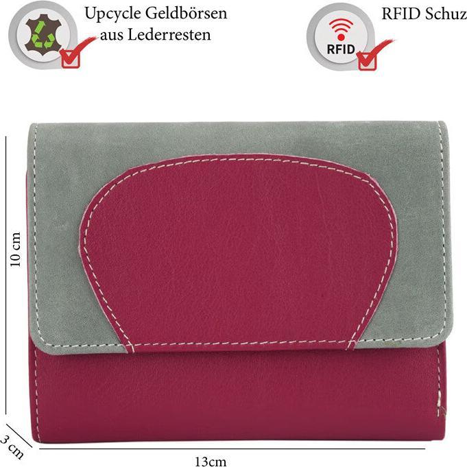 Immagine prodotto Sunsa Portafoglio da donna RFID in pelle riciclata No.0