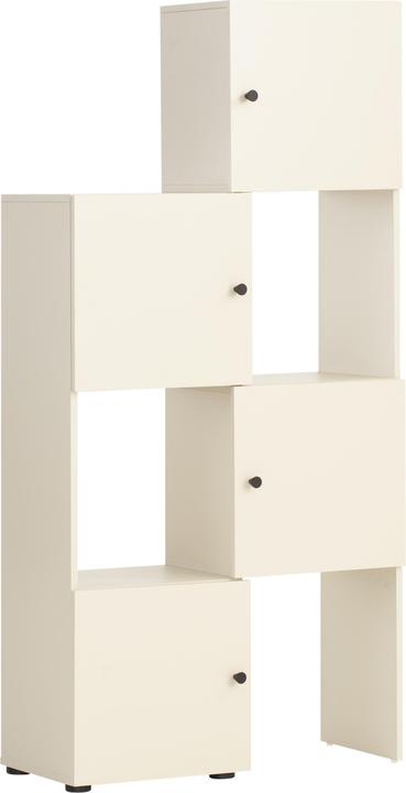 Produktbild Schildmeyer Lovund Schieberegal cremebeige (70 x 35 x 163 cm)