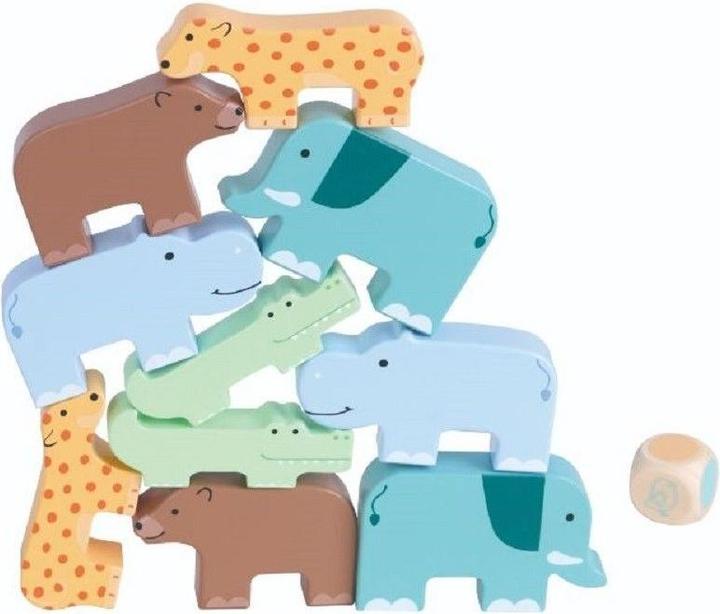 Spielba Jeu d'équilibre animaux sauvages