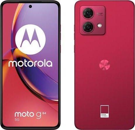 Actual product image Motorola moto g84 (256 GB, Viva Magenta, 6.55", Hybrid Dual SIM, 50 Mpx, 5G)