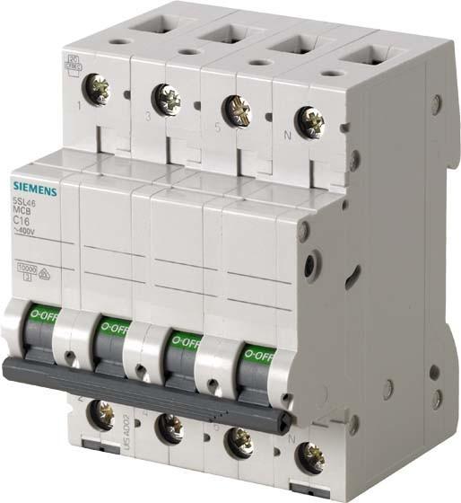 Immagine prodotto Siemens Interruttore automatico UC D 13A 3+N 400V 5SL4613-8