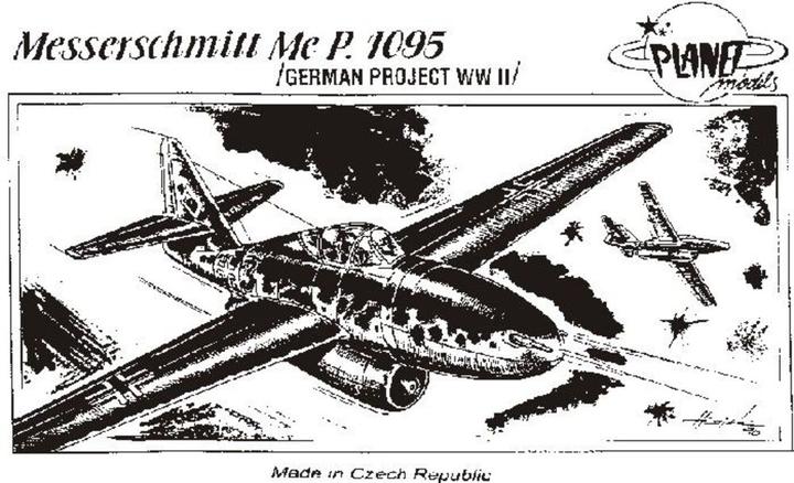 Produktbild Planet Models Messerschmitt Me P. 1095, WW II Projekt