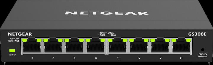 Actual product image Netgear GS308E-100PES (8 ports)