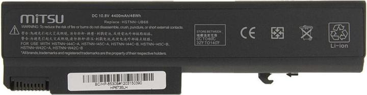 Actual product image Mitsu BATTERY BC/HP-6530B (HP 4400 MAH 48 WH) - Battery (6 Cells, 4400 mAh)