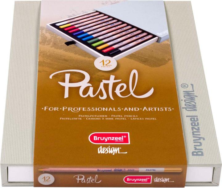 Produktbild Bruynzeel Pastellkreide-Buntstift design Pastel, 12er Box (Mehrfarbig, 12 x)