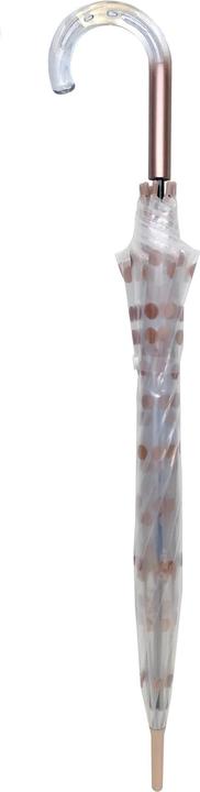 Immagine prodotto CreaDiva Ombrello SMATI trasparente con bastone automatico (colore rame)