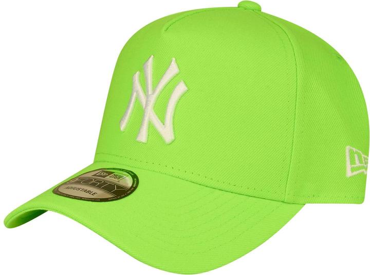 New Era 9Forty Snapback Trucker Cap - New York Yankees lime
