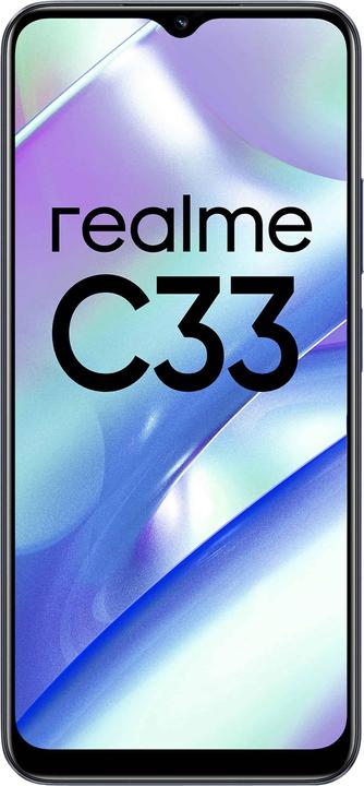 Actual product image realme C33 4/64GB Dual SIM Night Sea (64 GB, Night Sea, 6.50", Dual SIM, 4G)
