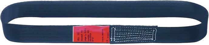 Dolezych One-way webbing sling DIN EN 60005 circumference 0.6 m black load capacity 750 kg