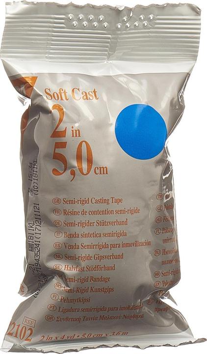 Actual product image 3M Scotchcast Softcast blue
