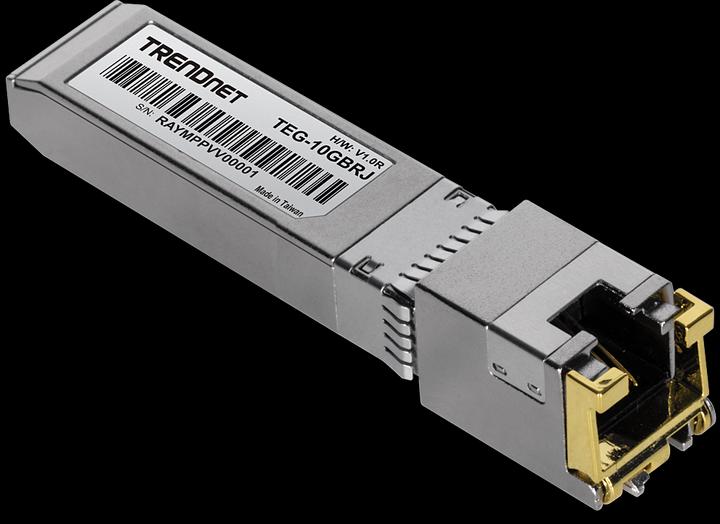 Actual product image Trendnet 10G RJ-45 Copper SFP+ Module