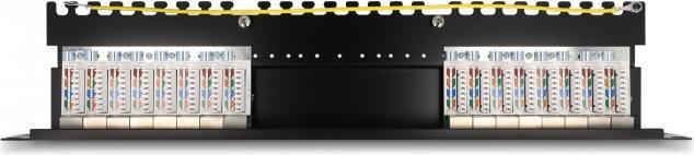 Actual product image Delock 48,30cm (19") Patchpanel 16 Port Cat.6A 1 U black