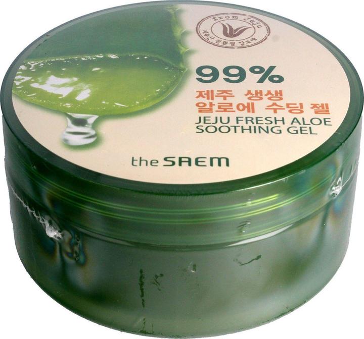 Image du produit The Saem face cream Jeju Fresh Aloe Soothing Gel hydratant aloe vera gel 300ml (300 ml, Gel visage)