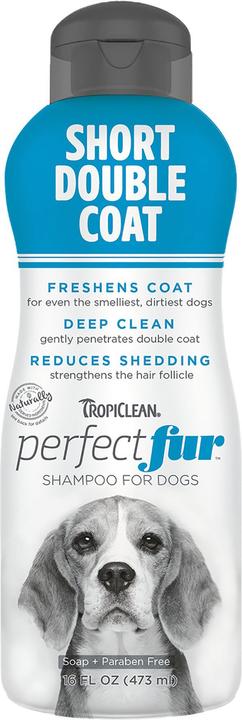 Tropiclean PERFECT FUR SHORT DOUBLE COAT SHAMPOO - 473ML (719.1860) (Dog, 473 ml)