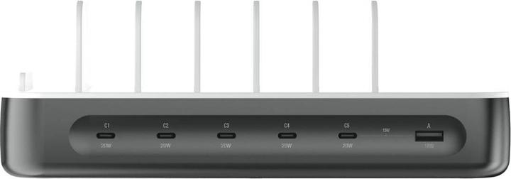 Actual product image 4smarts Charging station Team 100W 5C/1A incl. 6 cables (100 W)