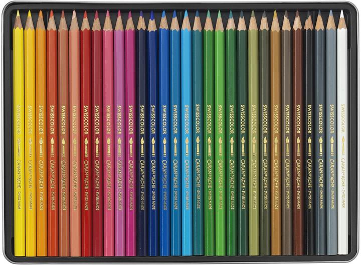Image du produit Caran d'Ache Crayons de couleur SWISSCOLOR 30 (Multicolore, 30 x)