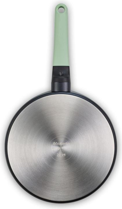 Image du produit Brabantia Crêpière Tasty+ 25 cm, Noir/ Jade Green (25 cm, Poêle à crêpe, Aluminium)