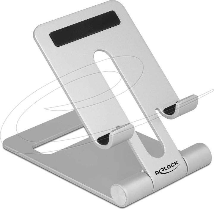 Image du produit Delock Support pour smartphone ajustable Aluminium (152 g)