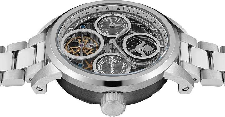 Actual product image Ingersoll 1892 Ingersoll I16002 Men's watch The Arc Automatic 44mm 5ATM (Skeleton watch, 44 mm)
