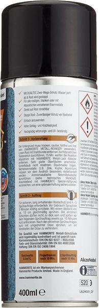 Produktbild Hammerite Metall-Schutzlack Hammerschlag (400 ml, Schwarz)