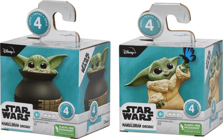 Image du produit Hasbro The Bounty Collection Série 4, Lot de 2 figurines Grogu, Grogu avec papillon et dans une cruche