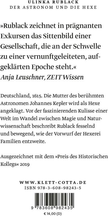 Actual product image Der Astronom und die Hexe (German, Ulinka Rublack, 2020)
