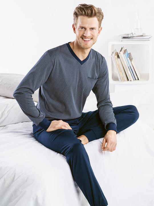 ISA Bodywear Fashion Pyjama Bündchen (L)