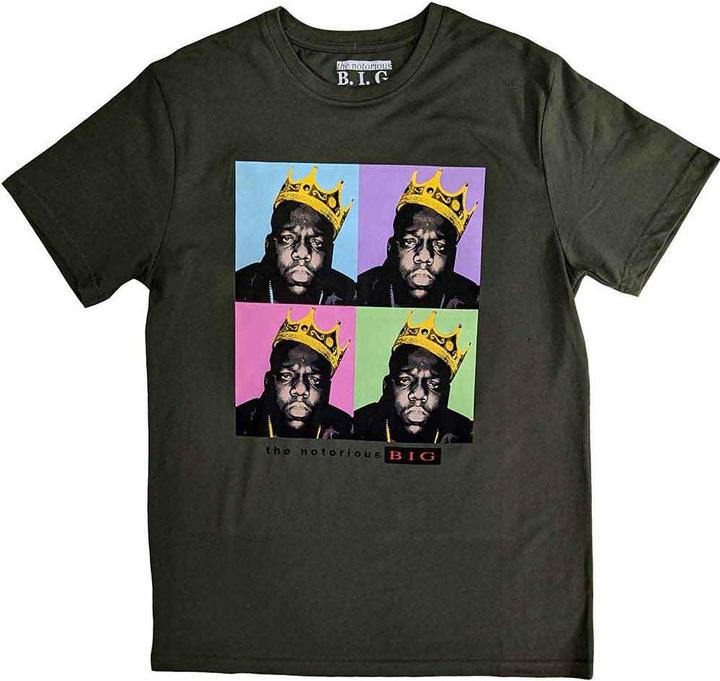 Actual product image Biggie Smalls Crown Pop Art (XL)