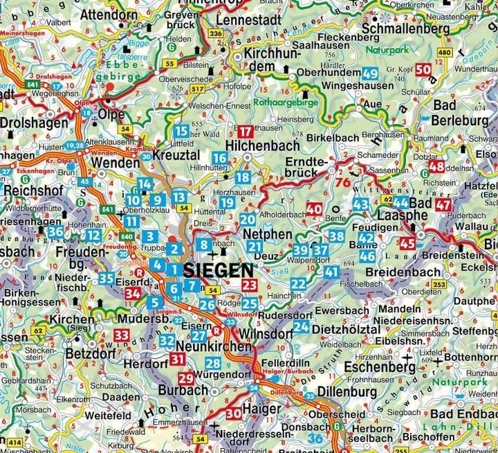 Actual product image Siegerland und Wittgenstein (German, Claudia Irle-Utsch, 2022)