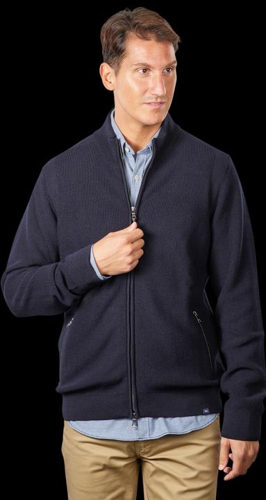 Actual product image BRAX Johnny Zip Cardigan Navy (S)