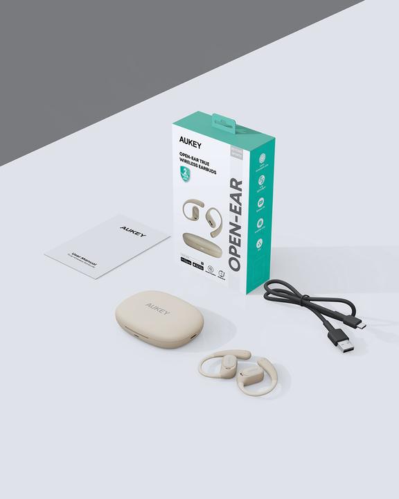 Actual product image Aukey SPORTS FIT OPEN-EAR - Earbuds (35 h, Wireless)