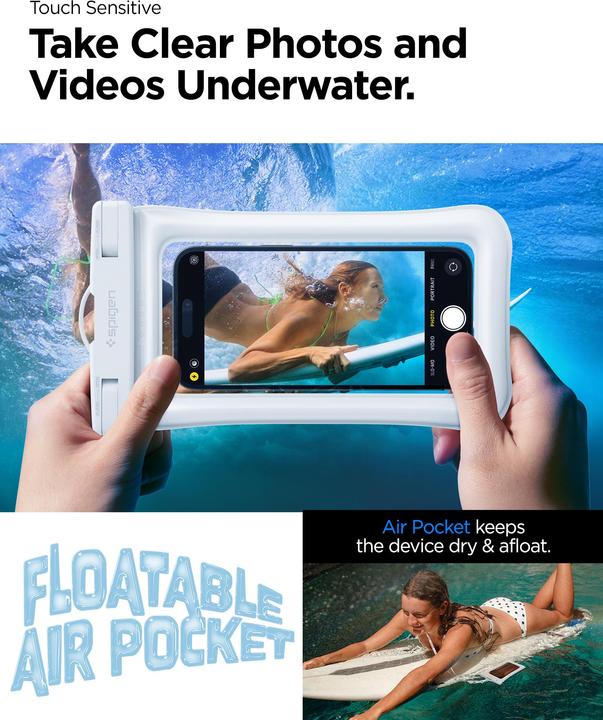 Image du produit Spigen A610 Universal Waterproof Float Case Blanc (Universel)