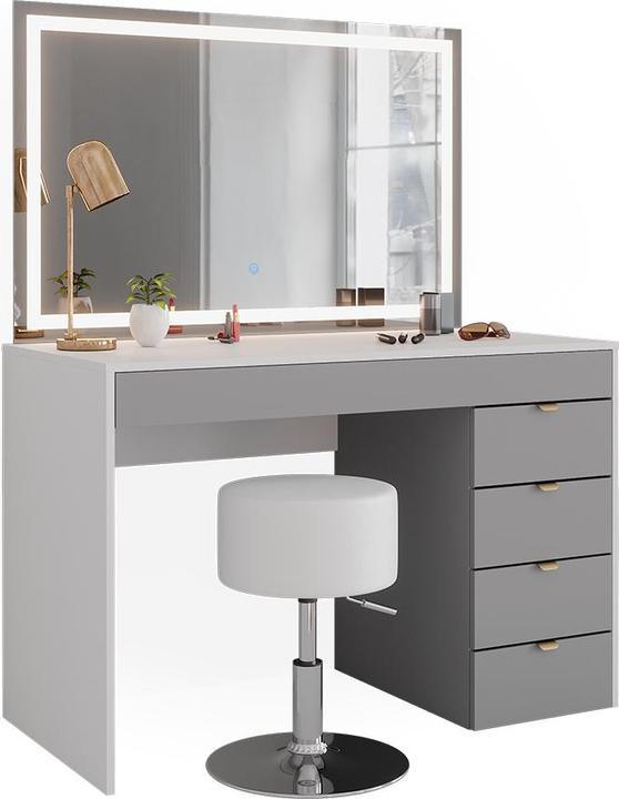 Actual product image Vicco Elise with stool and lighting (115 x 76 x 55 cm)