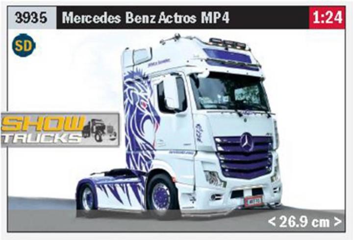 Produktbild Italeri Truckmodell 1:24 M B Actros MP4 Show GigaSpace