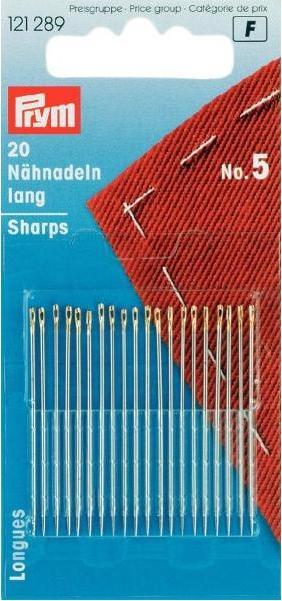 Produktbild Prym Nähnadel Taifun lang, silber Nr. 1, 1.00 x 48 mm, Köcher 25 Stk., Stahl
