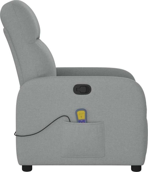 Immagine prodotto VidaXL Sedia da massaggio in tessuto grigio chiaro