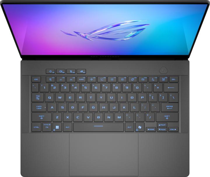 Produktbild ASUS ROG Zephyrus G14 R9 HX 370 64 1 5080 GA403WW-QS094W W11H (14", Marvell ARMADA 370, 64 GB, 1000 GB, DE)