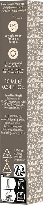 Actual product image Jean & Len Scent Experience Cardamom/Tonka, 10 ml (Eau de parfum, 10 ml)