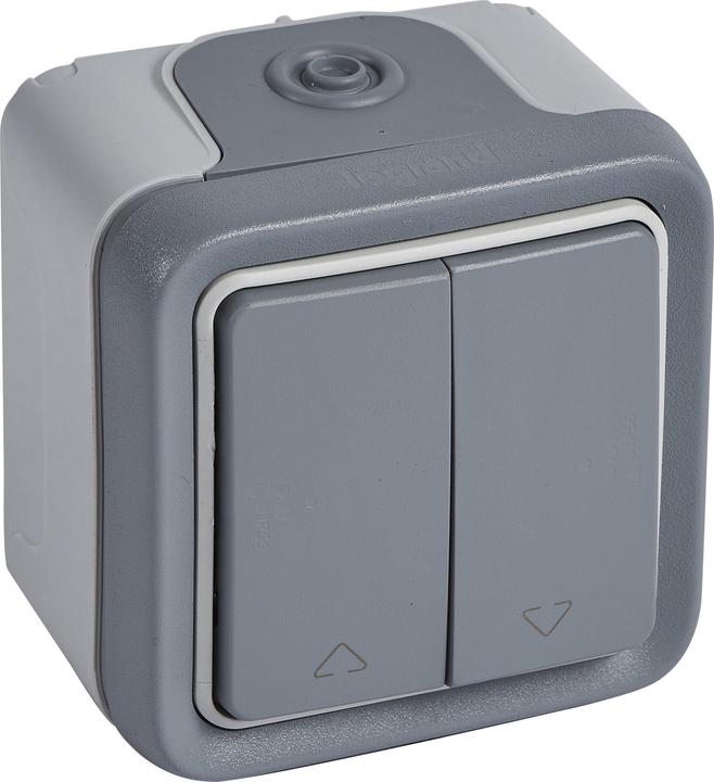 Immagine prodotto Legrand Plexo55 Pulsante a bilanciere per tapparelle a contatto a 1 polo antiumidità con montaggio a