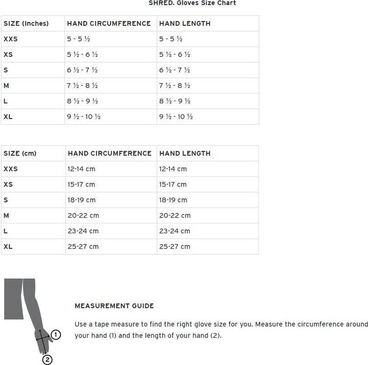 Produktbild Shred Mtb Protective Gloves Warm (S)