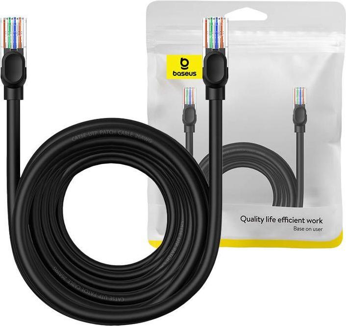 Produktbild Baseus Ethernet CAT5, 10m network cable (black) (CAT5, 10 m)